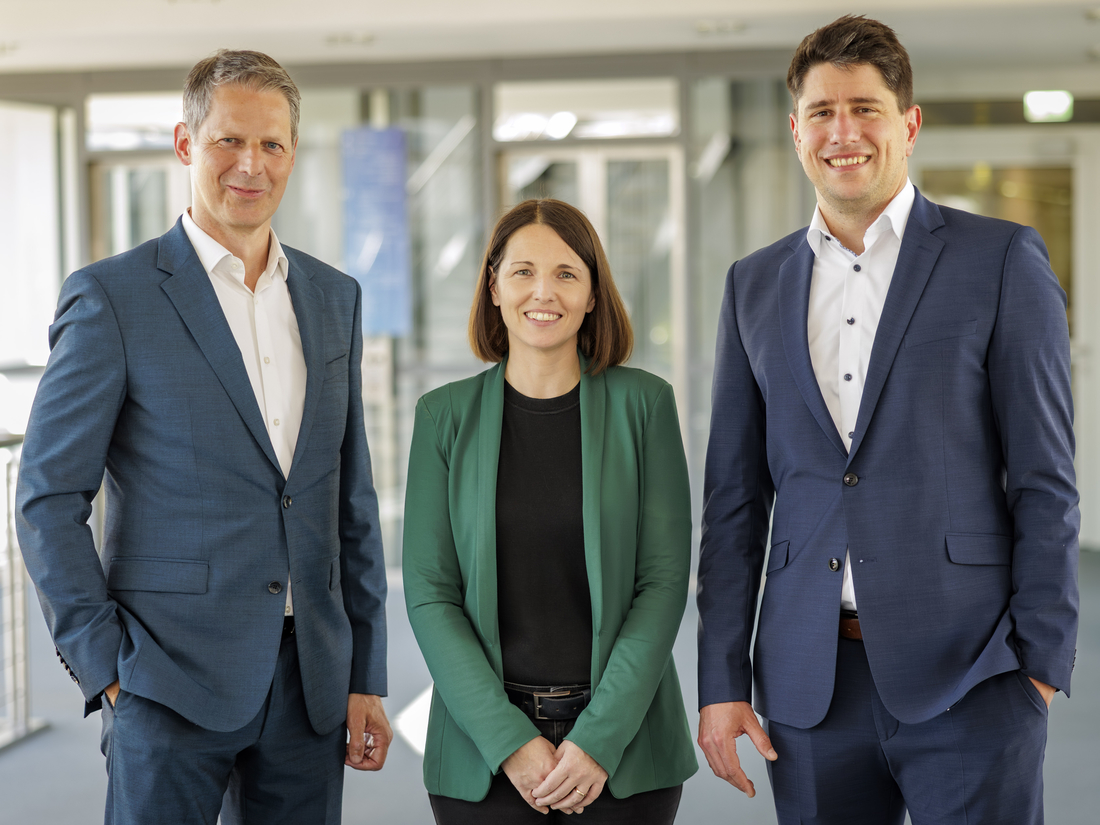 Die drei Mitglieder der Chefredaktion der VRM.